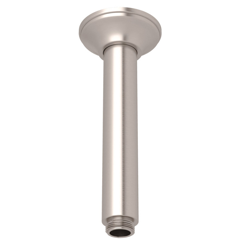 7" Ceiling Mount Shower Arm, Satin Nickel