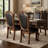 Chateau Synthetic Leather & De Ville Side Chair-1569072078-1569071233