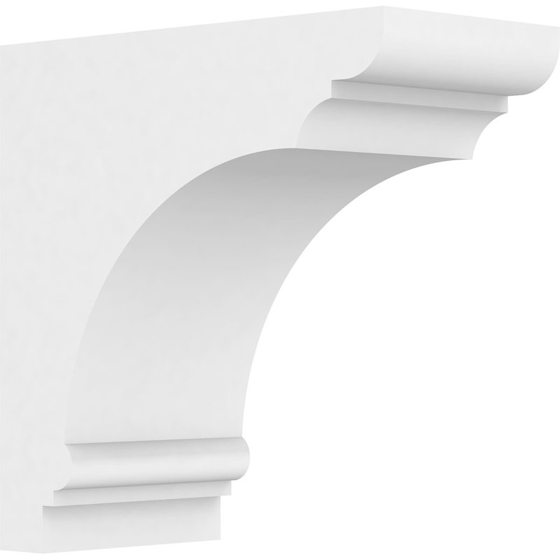 Support Standard Hughes Architectural Grade PVC, H 7 po x l 3,5 po x p 7 po