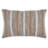 Distefano Striped Cotton Blend Reversible Throw Pillow