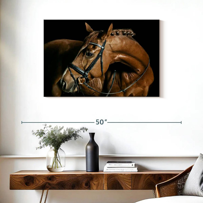 Cheval de dressage Brampt, H 24 po x l 36 po