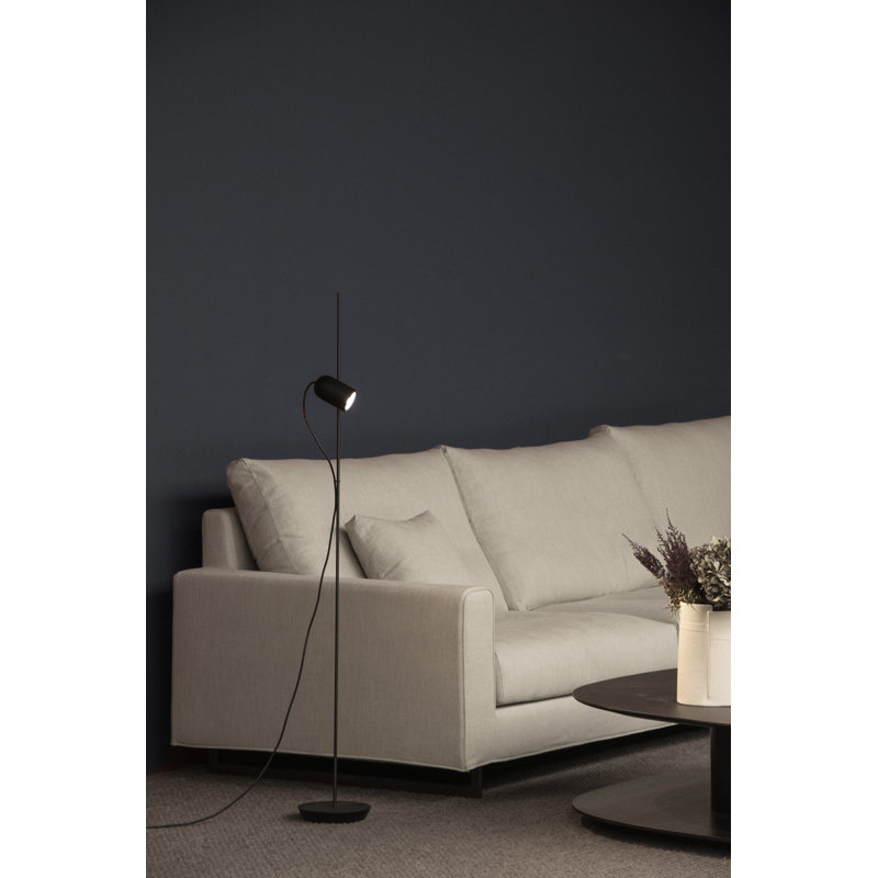 Onfa Floor Lamp, Walnut, Brass