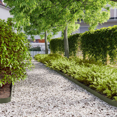Lawn Edgings 10 Pcs Cold-Rolled Steel