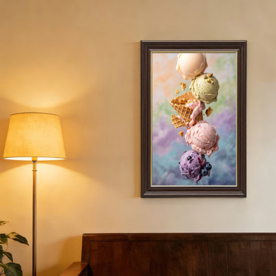 Art mural empilé sur fond de pastel