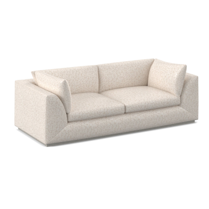 Big Sur Sofa, Bisque, Margaret Uniform Polyester Blend