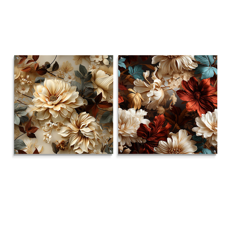 Rustic Victorian Brocade Victorian, H 36 po x l 73 po