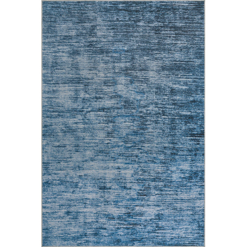 Ikhasa Chenille Abstract Indoor Rug, Rectangle 6' x 9'