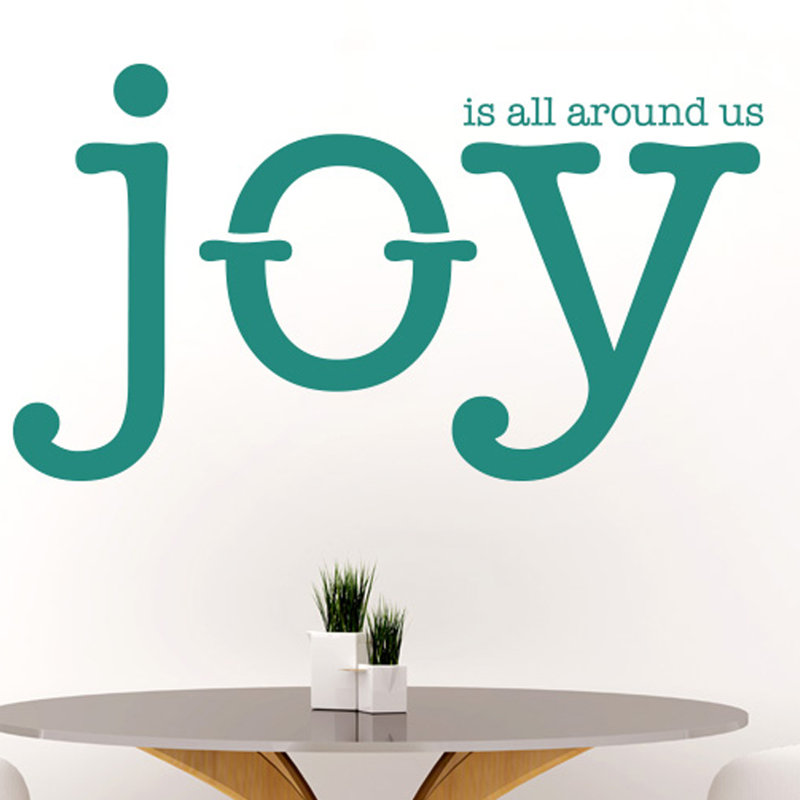 Wall Decal, Large, Aqua Green