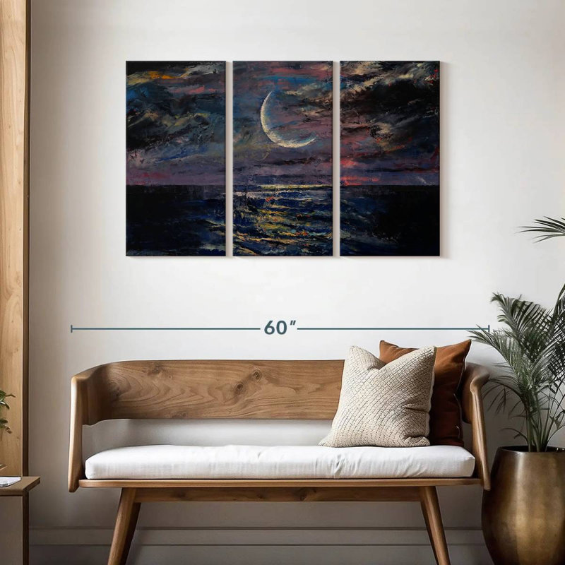 Oberle Moon, 28" H x 45" W
