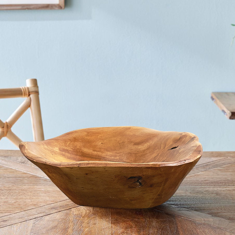SERENTA Wood Serving Bowl