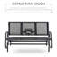 Banc oscillant pour 3 personnes Outsunny-22210621