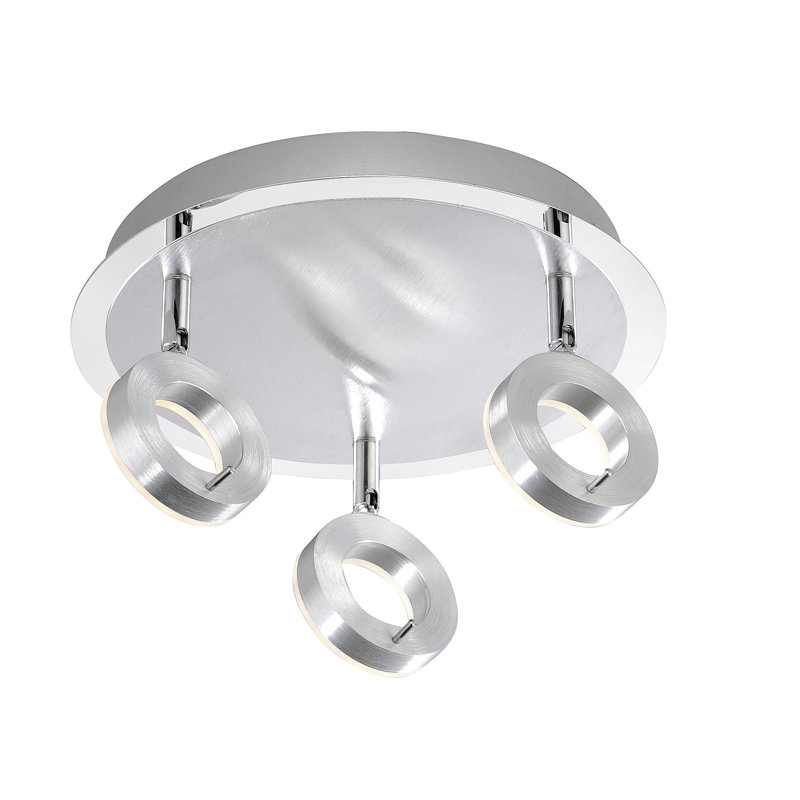 Symone Acrylic LED Spotlight, Matt aluminium