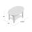 Oval Solid Wood Coffee Table-639858190