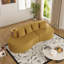 Canapé modulaire incurvé avec coussin moelleux et porte-gobelet-133761631
