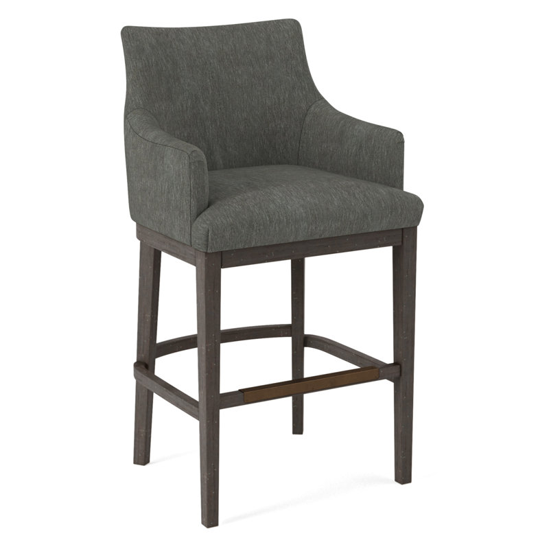Upholstered Stool, 61597-75, Espresso