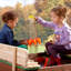 AXI Ella 95cm x 20cm Solid Wood Rectangle Sandbox with Cover