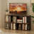 2 Cube Storage Rack Bookshelf DIY Variable Stackable Black Brown Wood