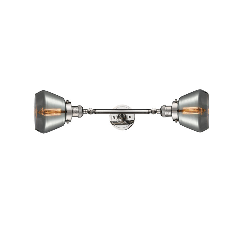 Chill 2 - Light Dimmable Vanity Light, Polished Nickel, Smoked
