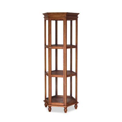 Brown Solid  Wood Display Cases