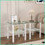 Table basse 2 pièces en verre trempé blanc pour petits espaces, table d'appoint de salon / chambre à coucher facile à nettoyer-121048849-121048848