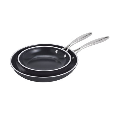 Ensemble de poêles ZWILLING Forte Plus, 2 pièces, aluminium, céramique titane