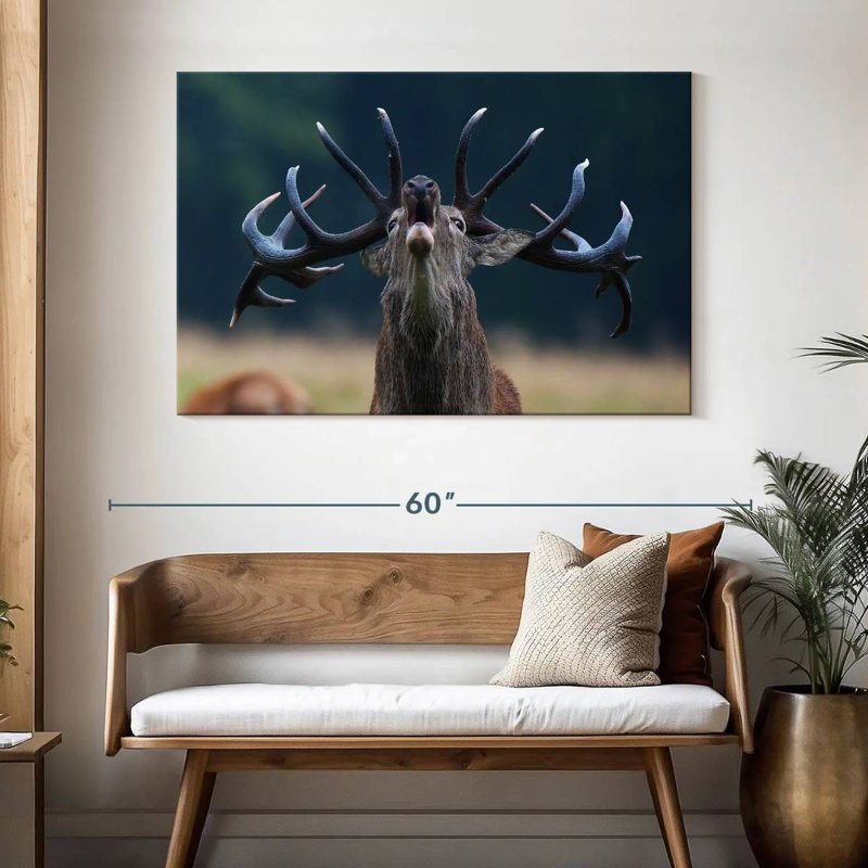 Brampt Deer Scream, 32" H x 48" W
