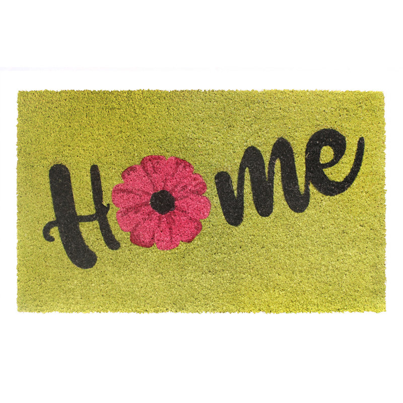 Annapurna Non-Slip Floral Doormat
