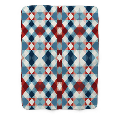 Stars and Stripes - 1 Piece Premium Sherpa Blanket