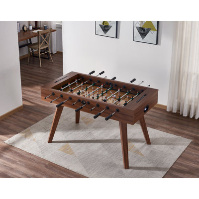 Mid-Century Modern Foosball Table with Accessories Included