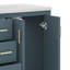 Meuble-lavabo 36 po avec lavabo en céramique: armoire de rangement moderne en bois massif avec 3 tiroirs-160161395