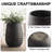 Weathered Concrete Tall Planter