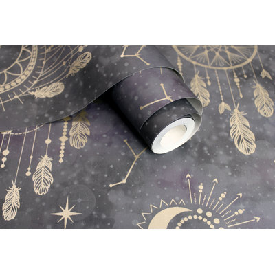Barreiro 53cm x 10.5cm Metallic Wallpaper Roll
