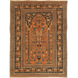 Antique One-of-a-Kind 4'5" X 6' Area Rug