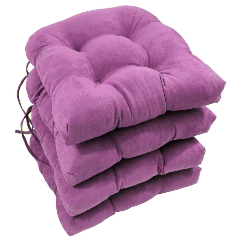Abbottsmoor Dining Chair Cushion, Purple