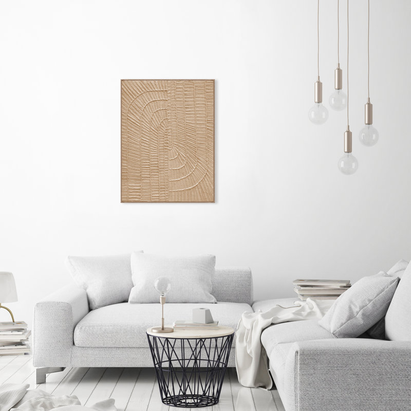Textured Haze-Nude II Painting by Nicole White, 41.25" H x 31.25" W x 1.5" D