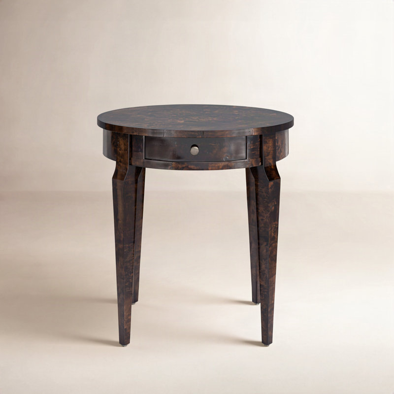 Amberwood End Table with Storage, Dark