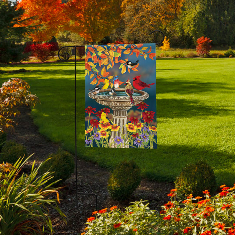 Drapeau de jardin d'automne