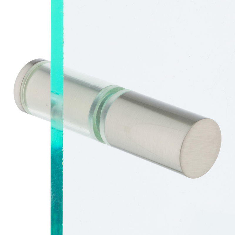 Single Side Shower Door Knob, Brushed Nickel