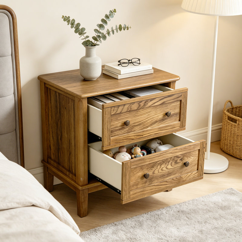 Table de chevet 26,57 "H, Naturel