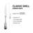 Classic Shell Dinner Knives by Oneida (18/10)