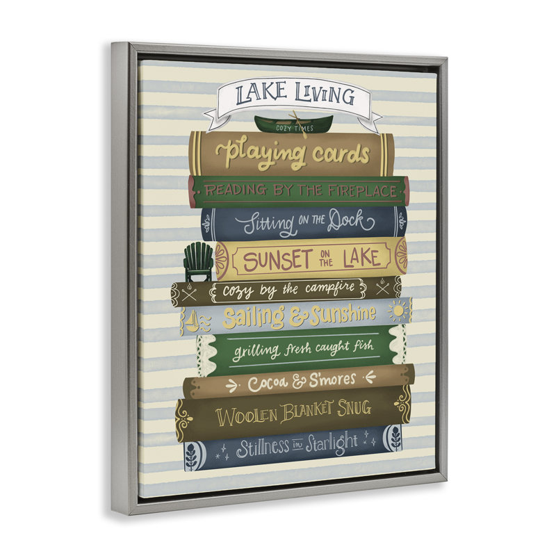 Cadre flottant Lake Living, Cadre flottant gris lustré, H 31 po x l 25 po