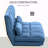 Convertible Floor Sofa Bed, Recliner Armchair Upholstered Sleeper Chair With Pillow For Living Room Bedroom Lounge-114232244-114232239