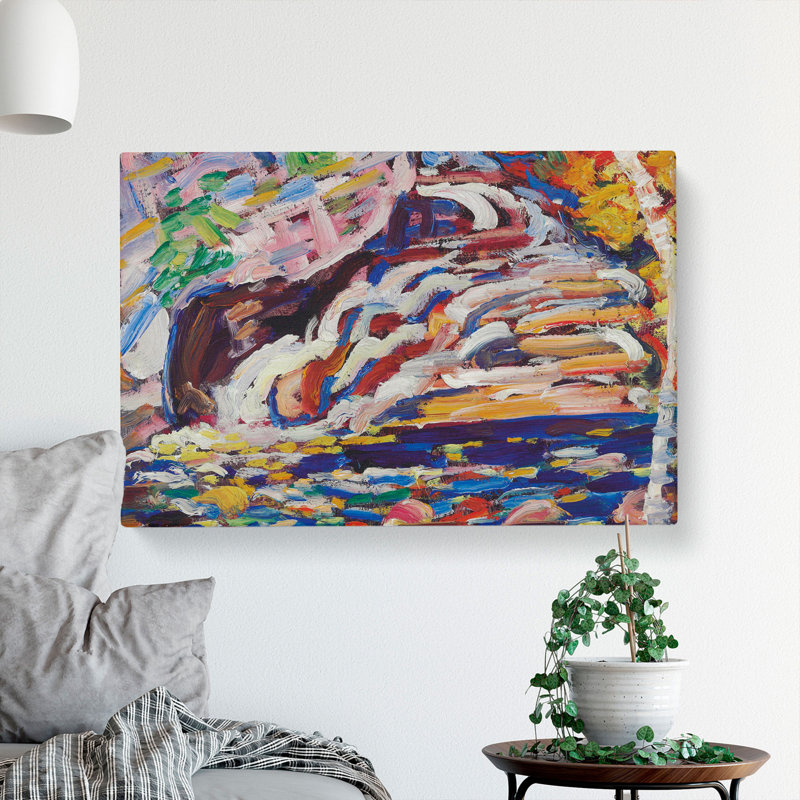 Autumn Cascade by Marsden Hartley - Wall Art, 35cm H x 50cm W,  Wrapped Canvas