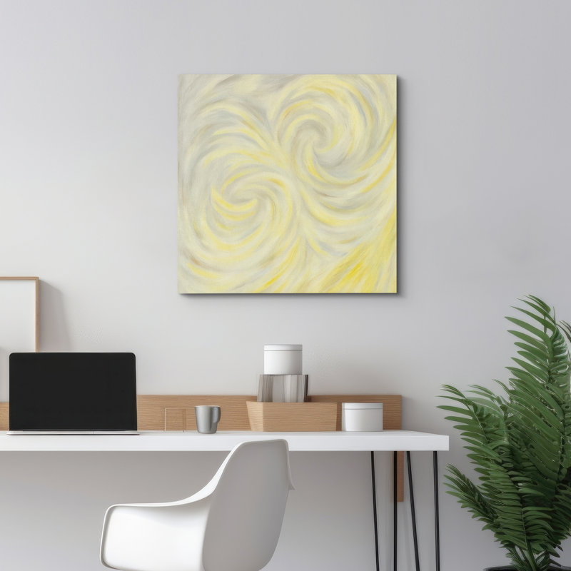 Impression sur toile abstraite murale pour décoration de salon, Toile tendue, Ne s’applique pas, H 12,8 po x l 12,8 po