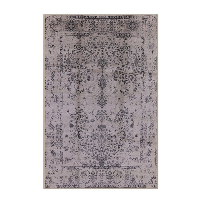 Tapis oriental gris / noir Hurustr