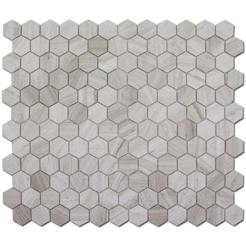 Honeycomb 2" x 2" Marble Honeycomb Mosaic Wall & Floor Tile
