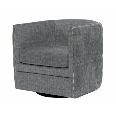 Palazzo Upholstered Swivel Barrel Chair