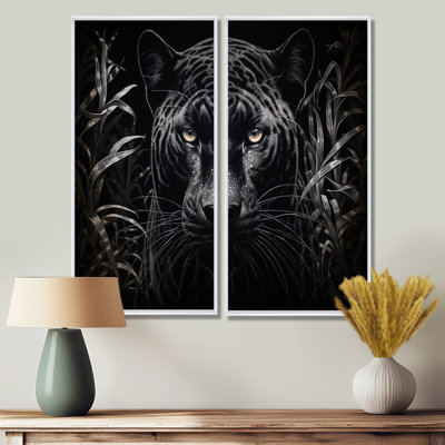 Grattoir noir et blanc Panther Nocturnal Majesty