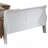 Elegant Traditional White Bed Frame