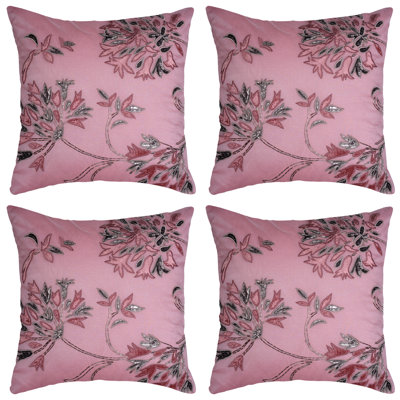 Floral Velvet Pillow Cover
